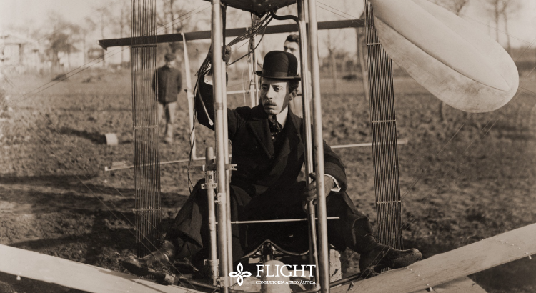 Alberto Santos-Dumont: mineiro, inventor e criador do primeiro avião capaz de levantar voo.