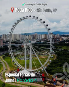 Foto da Roda Rico, em SP. Aprovação OPEA da Flight Consultoria Aeronáutica